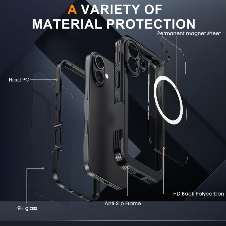 RedPepper Tempered Glass MagSafe Phone Case, For iPhone 18 Pro, For iPhone 18 Pro Max, For iPhone 17 Pro Max, For iPhone 17 Pro, For iPhone 17, For iPhone 17 Air