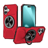 Alloy Rotating Holder MagSafe Shockproof Phone Case, For iPhone 17 Pro Max, For iPhone 17 Pro, For iPhone 17, For iPhone Air