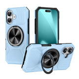 Alloy Rotating Holder MagSafe Shockproof Phone Case, For iPhone 17 Pro Max, For iPhone 17 Pro, For iPhone 17, For iPhone Air