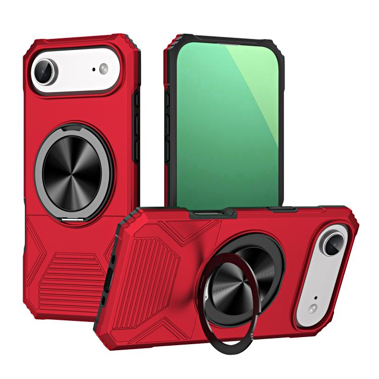 Alloy Rotating Holder MagSafe Shockproof Phone Case, For iPhone 17 Pro Max, For iPhone 17 Pro, For iPhone 17, For iPhone Air