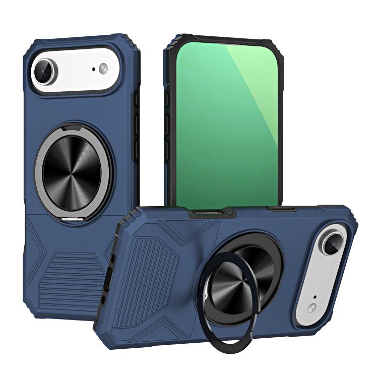 Alloy Rotating Holder MagSafe Shockproof Phone Case, For iPhone 17 Pro Max, For iPhone 17 Pro, For iPhone 17, For iPhone Air