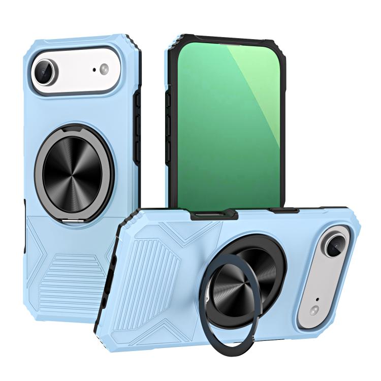 Alloy Rotating Holder MagSafe Shockproof Phone Case, For iPhone 17 Pro Max, For iPhone 17 Pro, For iPhone 17, For iPhone Air