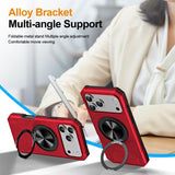 Alloy Rotating Holder MagSafe Shockproof Phone Case, For iPhone 18 Pro / 17 Pro, For iPhone 18 Pro Max/17 Pro Max, For iPhone 17, For iPhone Air