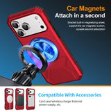 Alloy Rotating Holder MagSafe Shockproof Phone Case, For iPhone 18 Pro / 17 Pro, For iPhone 18 Pro Max/17 Pro Max, For iPhone 17, For iPhone Air