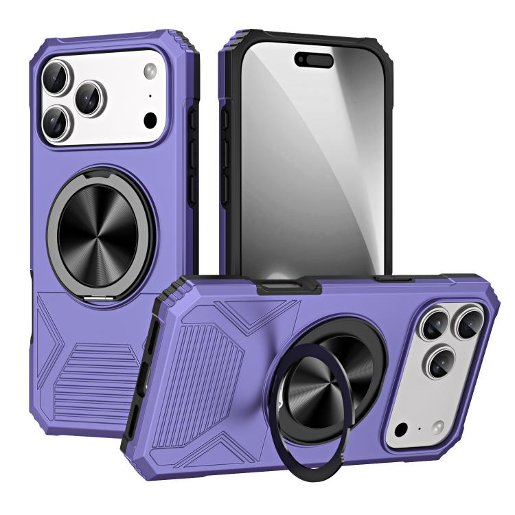 Alloy Rotating Holder MagSafe Shockproof Phone Case, For iPhone 18 Pro / 17 Pro, For iPhone 18 Pro Max/17 Pro Max, For iPhone 17, For iPhone Air
