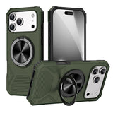 Alloy Rotating Holder MagSafe Shockproof Phone Case, For iPhone 18 Pro / 17 Pro, For iPhone 18 Pro Max/17 Pro Max, For iPhone 17, For iPhone Air
