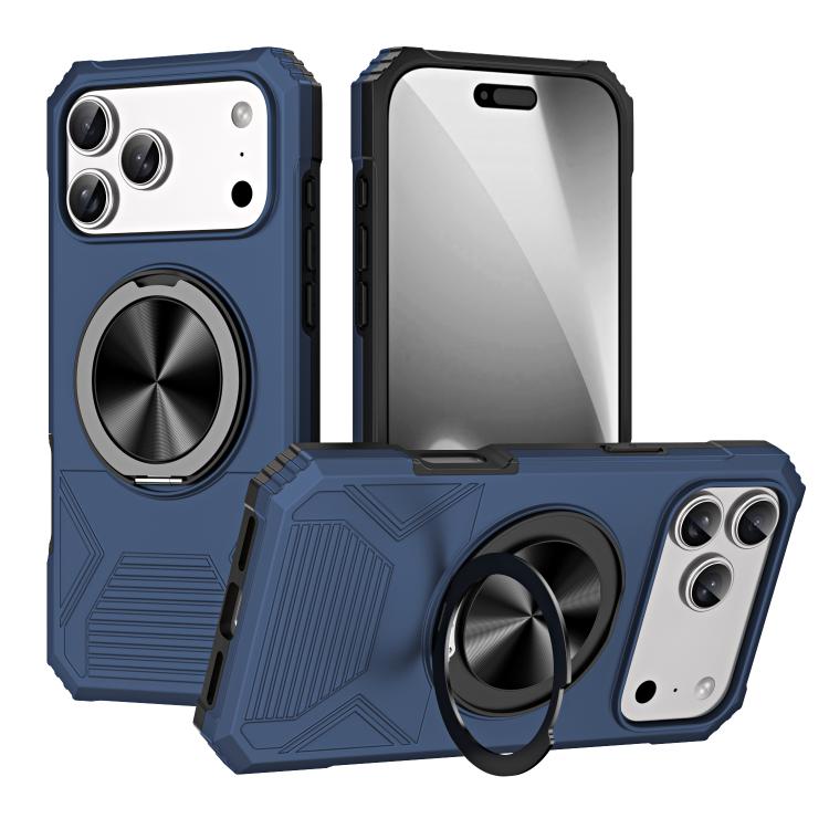 Alloy Rotating Holder MagSafe Shockproof Phone Case, For iPhone 18 Pro / 17 Pro, For iPhone 18 Pro Max/17 Pro Max, For iPhone 17, For iPhone Air