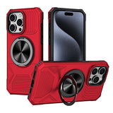 Alloy Rotating Holder MagSafe Shockproof Phone Case, For iPhone 14 Plus, For iPhone 13 Pro