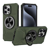 Alloy Rotating Holder MagSafe Shockproof Phone Case, For iPhone 14 Plus, For iPhone 13 Pro