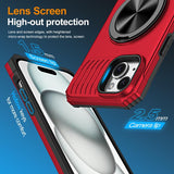 Alloy Rotating Holder MagSafe Shockproof Phone Case, For iPhone 14 Plus, For iPhone 13 Pro