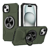 Alloy Rotating Holder MagSafe Shockproof Phone Case, For iPhone 14 Plus, For iPhone 13 Pro