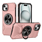Alloy Rotating Holder MagSafe Shockproof Phone Case, For iPhone 14 Plus, For iPhone 13 Pro