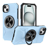 Alloy Rotating Holder MagSafe Shockproof Phone Case, For iPhone 14 Plus, For iPhone 13 Pro