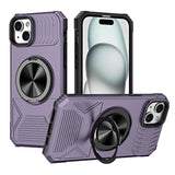 Alloy Rotating Holder MagSafe Shockproof Phone Case, For iPhone 14 Plus, For iPhone 13 Pro