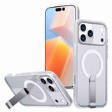 kalebol Honeycomb Cooling MagSafe Holder Phone Case, For iPhone 18 Pro, For iPhone 18 Pro Max, For iPhone 17e / 16e, For iPhone 17 Pro Max, For iPhone 17 Pro, For iPhone 17, For iPhone Air, For iPhone 16 Pro Max
