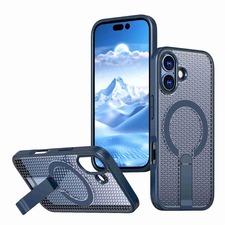 kalebol Honeycomb Cooling MagSafe Holder Phone Case, For iPhone 17e / 16e, For iPhone 17 Pro Max, For iPhone 17 Pro, For iPhone 17, For iPhone Air, For iPhone 16 Pro Max, For iPhone 16 Pro, For iPhone 16 Plus