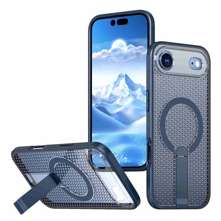 kalebol Honeycomb Cooling MagSafe Holder Phone Case, For iPhone 17e / 16e, For iPhone 17 Pro Max, For iPhone 17 Pro, For iPhone 17, For iPhone Air, For iPhone 16 Pro Max, For iPhone 16 Pro, For iPhone 16 Plus