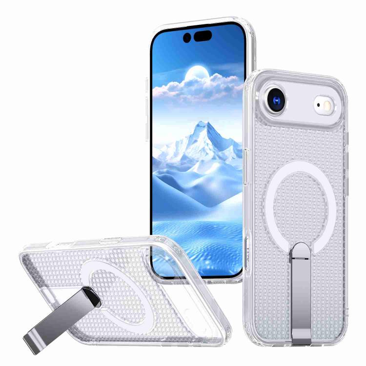 kalebol Honeycomb Cooling MagSafe Holder Phone Case, For iPhone 17e / 16e, For iPhone 17 Pro Max, For iPhone 17 Pro, For iPhone 17, For iPhone Air, For iPhone 16 Pro Max, For iPhone 16 Pro, For iPhone 16 Plus