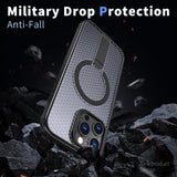 kalebol Honeycomb Cooling MagSafe Holder Phone Case, For iPhone 16 Pro, For iPhone 16 Plus, For iPhone 16, For iPhone 15 Pro Max, For iPhone 15 Pro, For iPhone 15 Plus, For iPhone 15, For iPhone 14 Plus