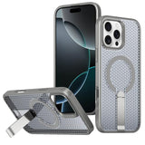 kalebol Honeycomb Cooling MagSafe Holder Phone Case, For iPhone 16 Pro, For iPhone 16 Plus, For iPhone 16, For iPhone 15 Pro Max, For iPhone 15 Pro, For iPhone 15 Plus, For iPhone 15, For iPhone 14 Plus