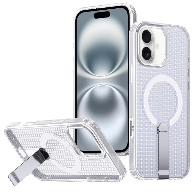 kalebol Honeycomb Cooling MagSafe Holder Phone Case, For iPhone 16 Pro, For iPhone 16 Plus, For iPhone 16, For iPhone 15 Pro Max, For iPhone 15 Pro, For iPhone 15 Plus, For iPhone 15, For iPhone 14 Plus