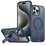 kalebol Honeycomb Cooling MagSafe Holder Phone Case, For iPhone 16, For iPhone 15 Pro Max, For iPhone 15 Pro, For iPhone 15 Plus, For iPhone 15, For iPhone 14 Plus, For iPhone 14, For iPhone 14 Pro