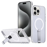 kalebol Honeycomb Cooling MagSafe Holder Phone Case, For iPhone 16, For iPhone 15 Pro Max, For iPhone 15 Pro, For iPhone 15 Plus, For iPhone 15, For iPhone 14 Plus, For iPhone 14, For iPhone 14 Pro