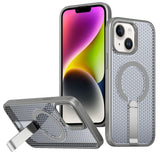 kalebol Honeycomb Cooling MagSafe Holder Phone Case, For iPhone 14, For iPhone 14 Pro, For iPhone 14 Pro Max, For iPhone 13 Pro Max, For iPhone 13