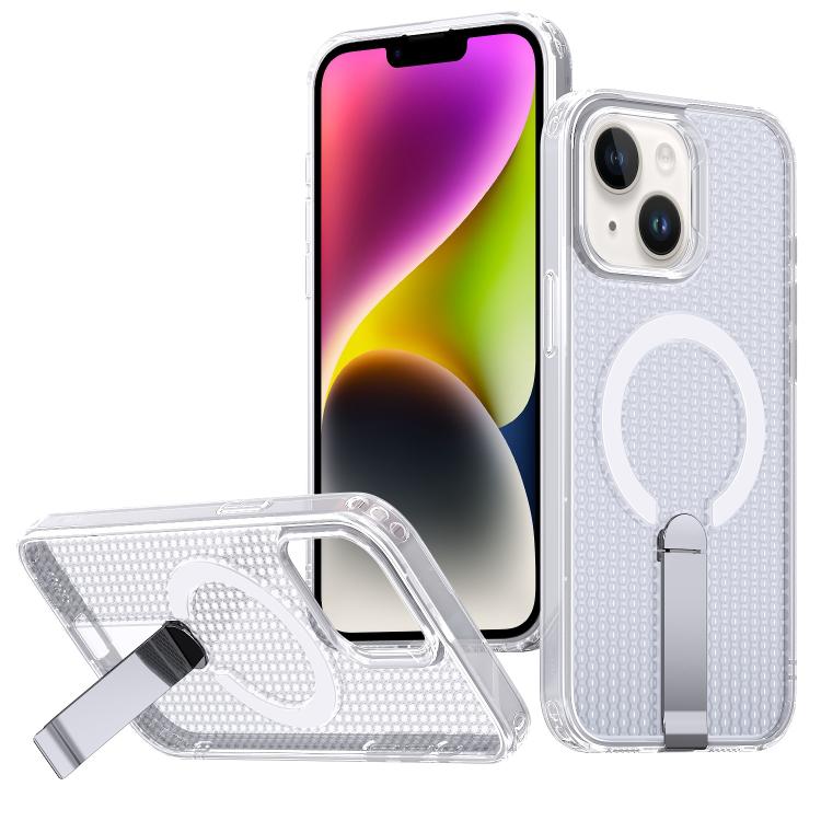 kalebol Honeycomb Cooling MagSafe Holder Phone Case, For iPhone 14, For iPhone 14 Pro, For iPhone 14 Pro Max, For iPhone 13 Pro Max, For iPhone 13