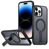 kalebol Honeycomb Cooling MagSafe Holder Phone Case, For iPhone 14, For iPhone 14 Pro, For iPhone 14 Pro Max, For iPhone 13 Pro Max, For iPhone 13