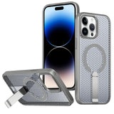 kalebol Honeycomb Cooling MagSafe Holder Phone Case, For iPhone 14, For iPhone 14 Pro, For iPhone 14 Pro Max, For iPhone 13 Pro Max, For iPhone 13
