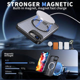 kalebol Honeycomb Cooling MagSafe Holder Phone Case, For iPhone 17e / 16e, For iPhone 17 Pro Max, For iPhone 17 Pro, For iPhone 17, For iPhone Air, For iPhone 16 Pro Max, For iPhone 16 Pro, For iPhone 16 Plus