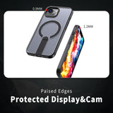 kalebol Honeycomb Cooling MagSafe Holder Phone Case, For iPhone 17e / 16e, For iPhone 17 Pro Max, For iPhone 17 Pro, For iPhone 17, For iPhone Air, For iPhone 16 Pro Max, For iPhone 16 Pro, For iPhone 16 Plus