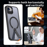 kalebol Honeycomb Cooling MagSafe Holder Phone Case, For iPhone 17e / 16e, For iPhone 17 Pro Max, For iPhone 17 Pro, For iPhone 17, For iPhone Air, For iPhone 16 Pro Max, For iPhone 16 Pro, For iPhone 16 Plus