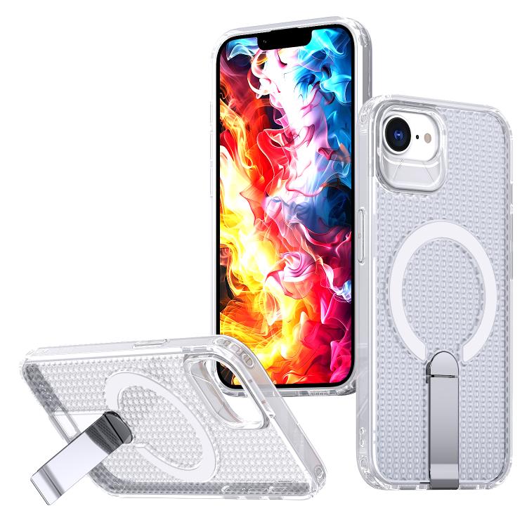 kalebol Honeycomb Cooling MagSafe Holder Phone Case, For iPhone 18 Pro, For iPhone 18 Pro Max, For iPhone 17e / 16e, For iPhone 17 Pro Max, For iPhone 17 Pro, For iPhone 17, For iPhone Air, For iPhone 16 Pro Max