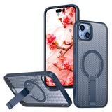 kalebol Honeycomb Cooling MagSafe Holder Phone Case, For iPhone 16, For iPhone 15 Pro Max, For iPhone 15 Pro, For iPhone 15 Plus, For iPhone 15, For iPhone 14 Plus, For iPhone 14, For iPhone 14 Pro