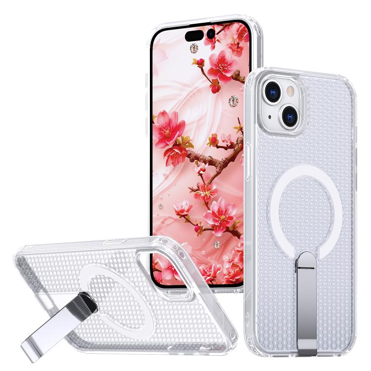 kalebol Honeycomb Cooling MagSafe Holder Phone Case, For iPhone 16, For iPhone 15 Pro Max, For iPhone 15 Pro, For iPhone 15 Plus, For iPhone 15, For iPhone 14 Plus, For iPhone 14, For iPhone 14 Pro