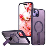 kalebol Honeycomb Cooling MagSafe Holder Phone Case, For iPhone 16, For iPhone 15 Pro Max, For iPhone 15 Pro, For iPhone 15 Plus, For iPhone 15, For iPhone 14 Plus, For iPhone 14, For iPhone 14 Pro