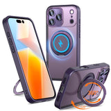 Kalebol 360-degree Rotating MagSafe Magnetic Holder Phone Case, For iPhone 18 Pro, For iPhone 18 Pro Max, For iPhone 17e / 16e, For iPhone 17 Pro Max, For iPhone 17 Pro