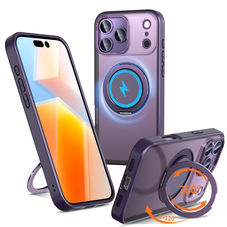 Kalebol 360-degree Rotating MagSafe Magnetic Holder Phone Case, For iPhone 18 Pro, For iPhone 18 Pro Max, For iPhone 17e / 16e, For iPhone 17 Pro Max, For iPhone 17 Pro