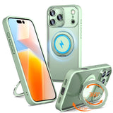 Kalebol 360-degree Rotating MagSafe Magnetic Holder Phone Case, For iPhone 18 Pro, For iPhone 18 Pro Max, For iPhone 17e / 16e, For iPhone 17 Pro Max, For iPhone 17 Pro