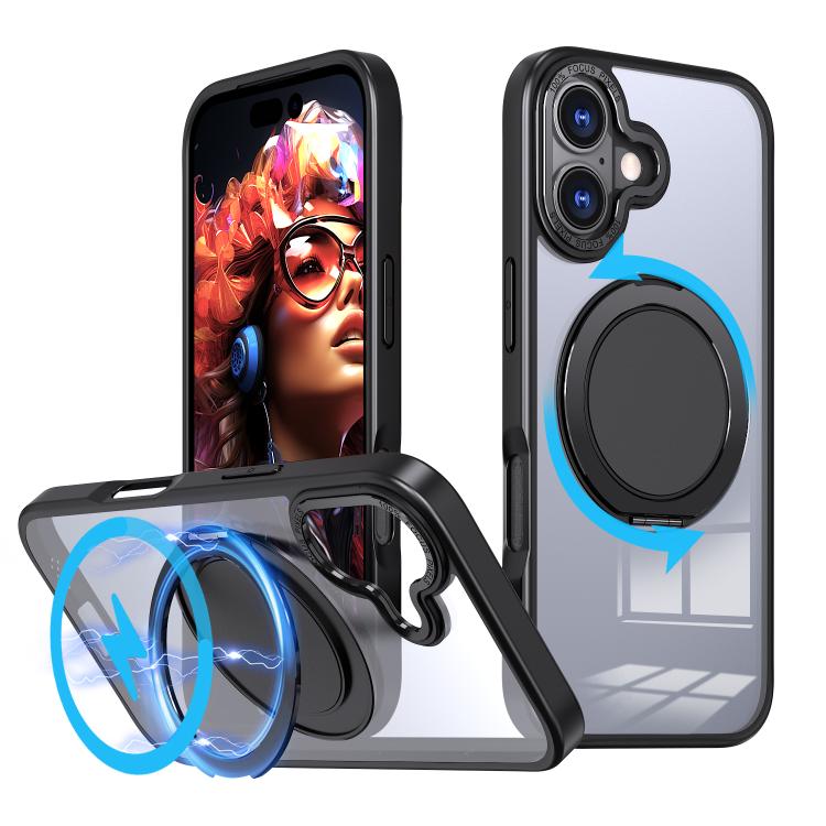 Kalebol 360-degree Rotating MagSafe Magnetic Holder Phone Case, For iPhone 17, For iPhone Air, For iPhone 16 Plus, For iPhone 16