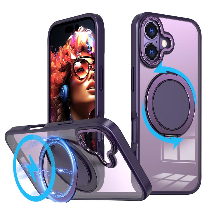 Kalebol 360-degree Rotating MagSafe Magnetic Holder Phone Case, For iPhone 17, For iPhone Air, For iPhone 16 Plus, For iPhone 16
