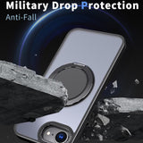 Kalebol 360-degree Rotating MagSafe Magnetic Holder Phone Case, For iPhone 17e / 16e, For iPhone 17 Pro Max, For iPhone 17 Pro, For iPhone 17, For iPhone Air, For iPhone 16 Plus