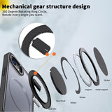 Kalebol 360-degree Rotating MagSafe Magnetic Holder Phone Case, For iPhone 17e / 16e, For iPhone 17 Pro Max, For iPhone 17 Pro, For iPhone 17, For iPhone Air, For iPhone 16 Plus