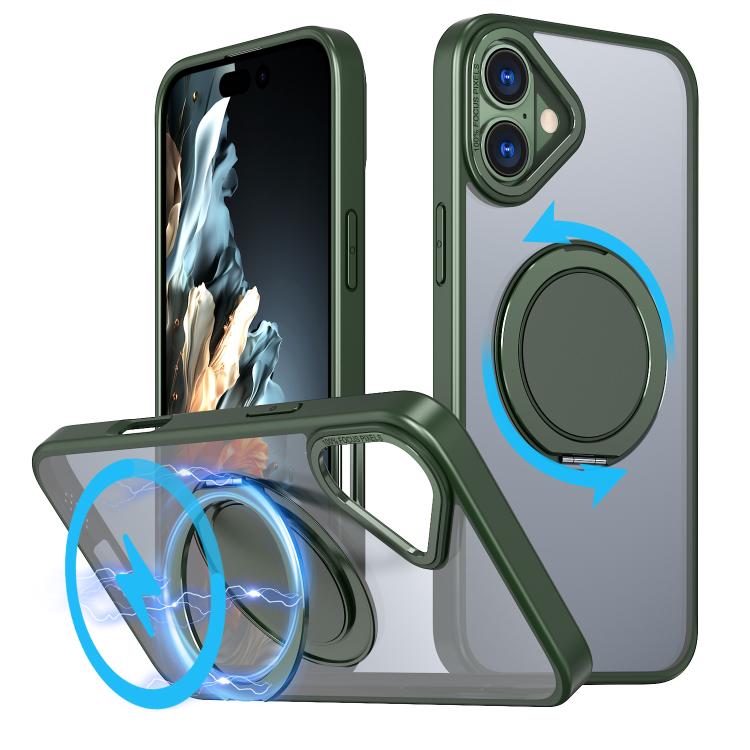 Kalebol 360-degree Rotating MagSafe Magnetic Holder Phone Case, For iPhone 17, For iPhone Air, For iPhone 16 Plus, For iPhone 16
