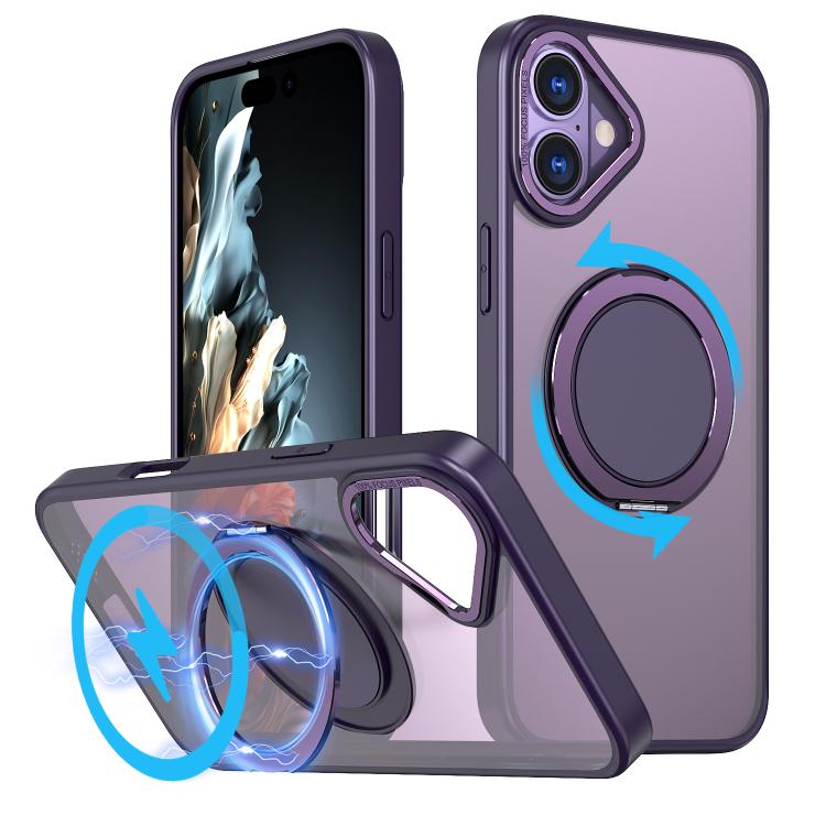 Kalebol 360-degree Rotating MagSafe Magnetic Holder Phone Case, For iPhone 17, For iPhone Air, For iPhone 16 Plus, For iPhone 16