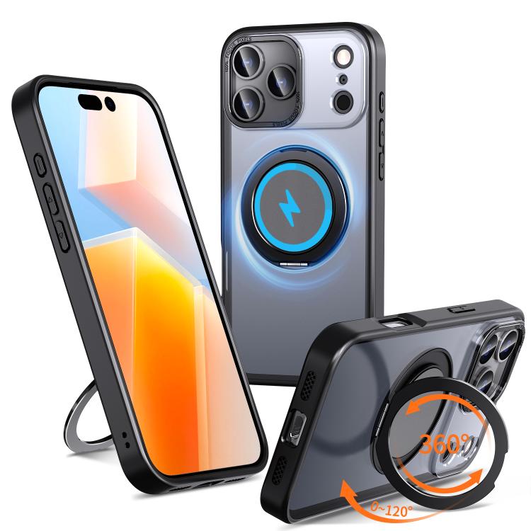 Kalebol 360-degree Rotating MagSafe Magnetic Holder Phone Case, For iPhone 18 Pro, For iPhone 18 Pro Max, For iPhone 17e / 16e, For iPhone 17 Pro Max, For iPhone 17 Pro