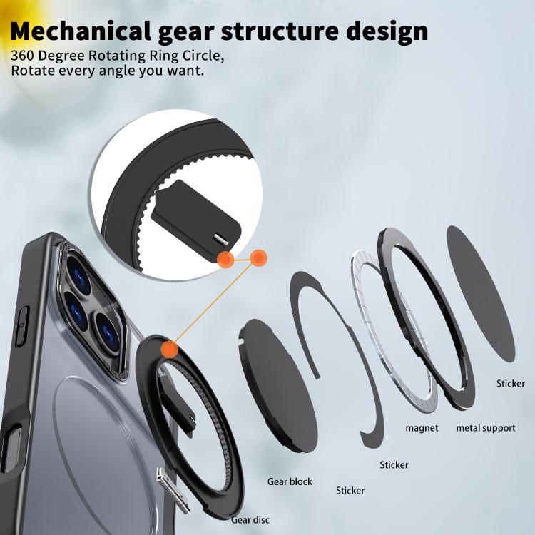 Kalebol 360-degree Rotating MagSafe Magnetic Holder Phone Case, For iPhone 18 Pro, For iPhone 18 Pro Max, For iPhone 17e / 16e, For iPhone 17 Pro Max, For iPhone 17 Pro