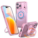 Kalebol 360-degree Rotating MagSafe Magnetic Holder Phone Case, For iPhone 18 Pro, For iPhone 18 Pro Max, For iPhone 17e / 16e, For iPhone 17 Pro Max, For iPhone 17 Pro
